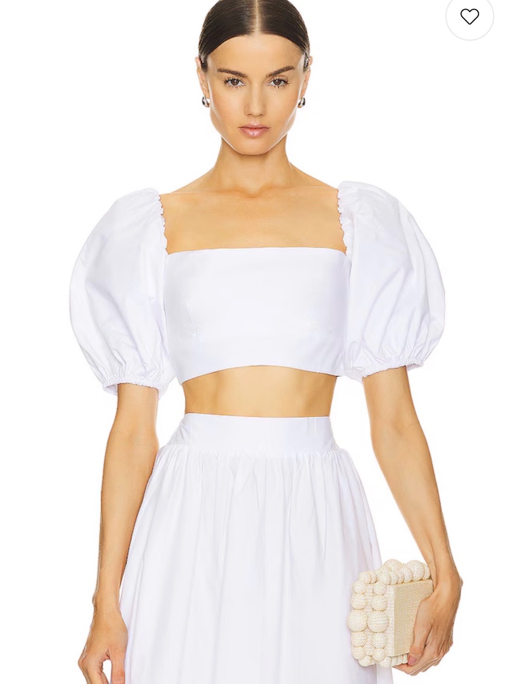 RT148 SUSANA MONACO PUFF SLEEVE TOP IN SUGAR
